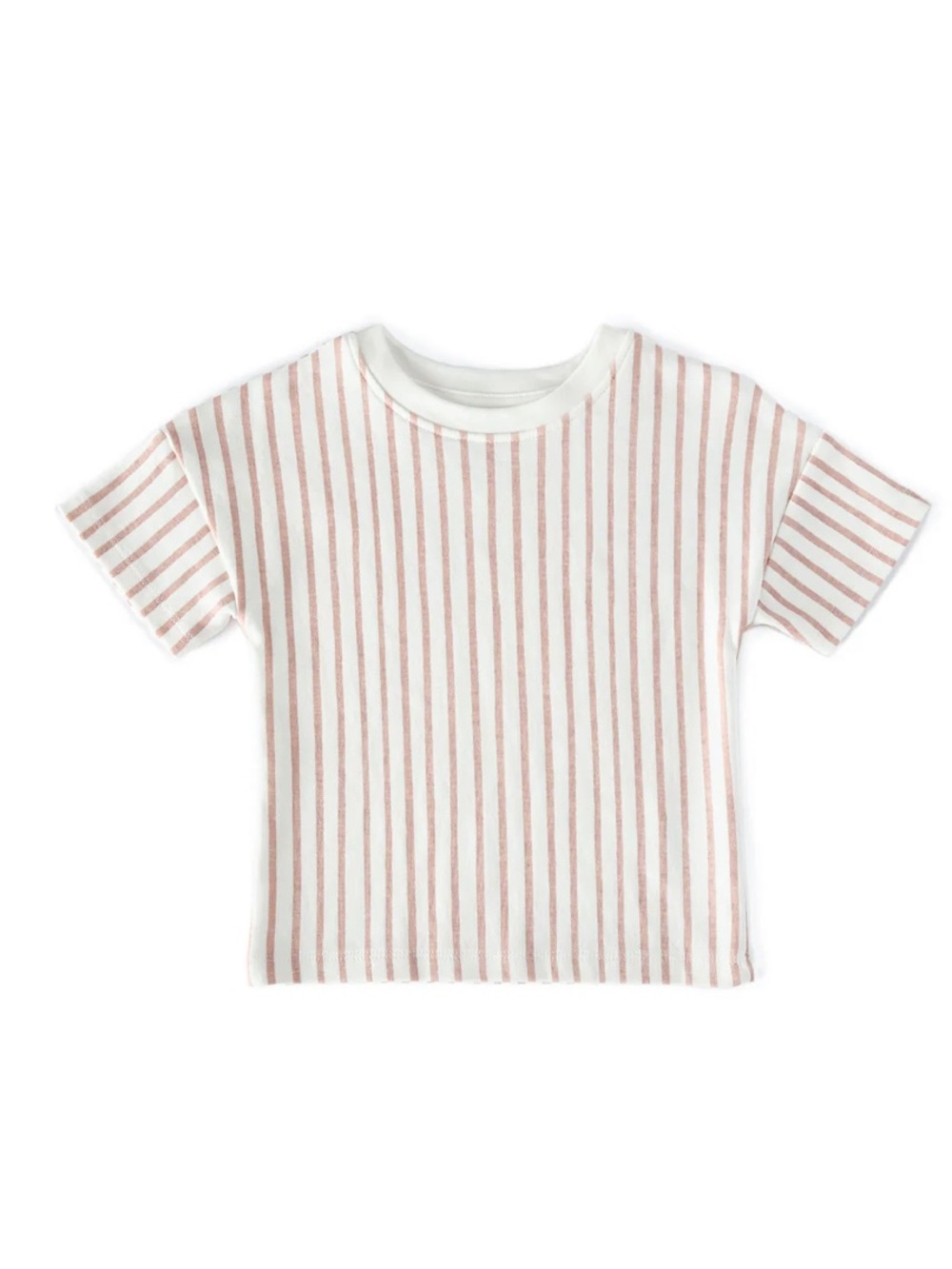 NWT Pehr Dropped Shoulder Short Sleeve in Stripes Away Peony